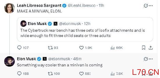 马斯克称特斯拉将推出远比小型货车更酷炫的产品