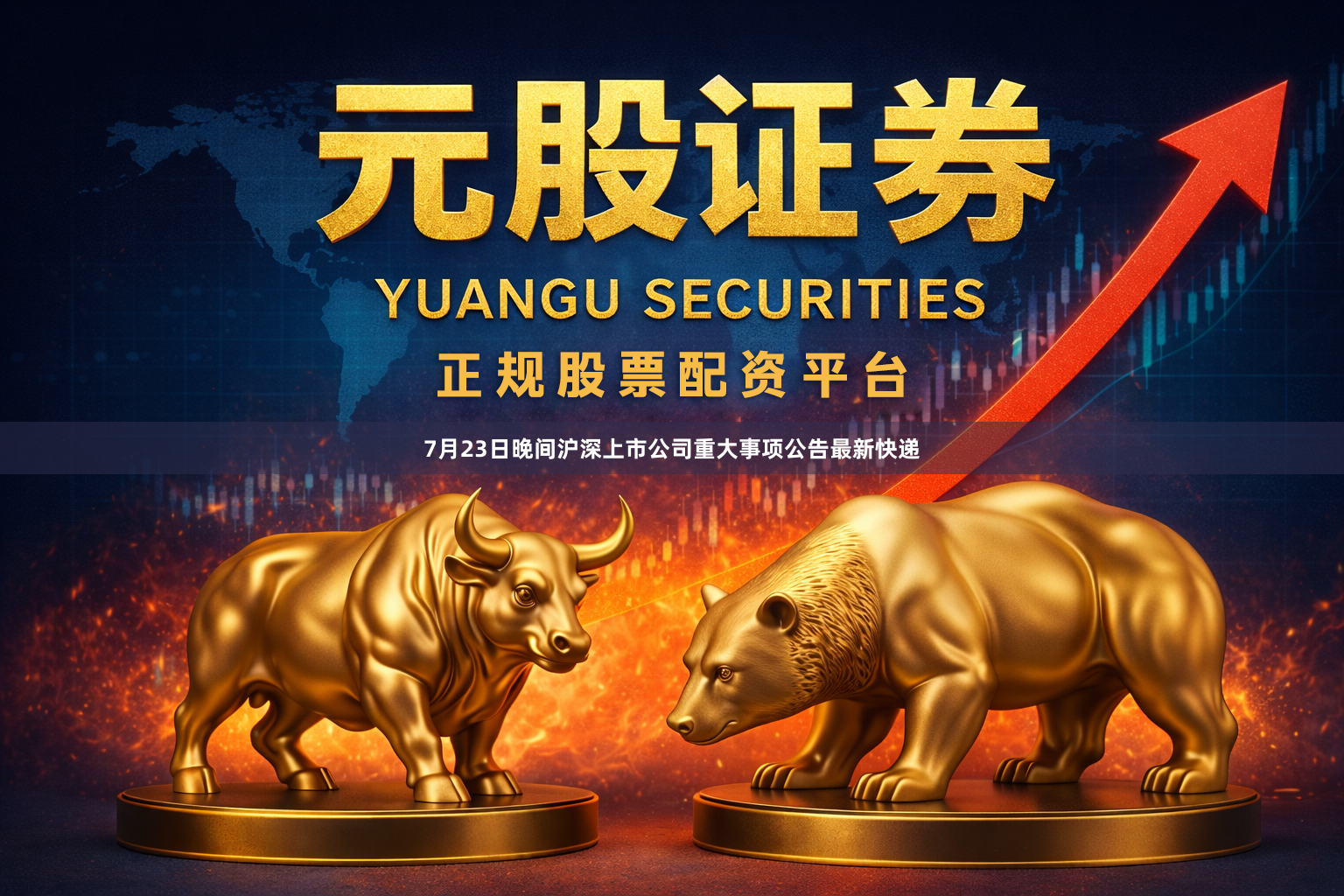 7月23日晚间沪深上市公司重大事项公告最新快递