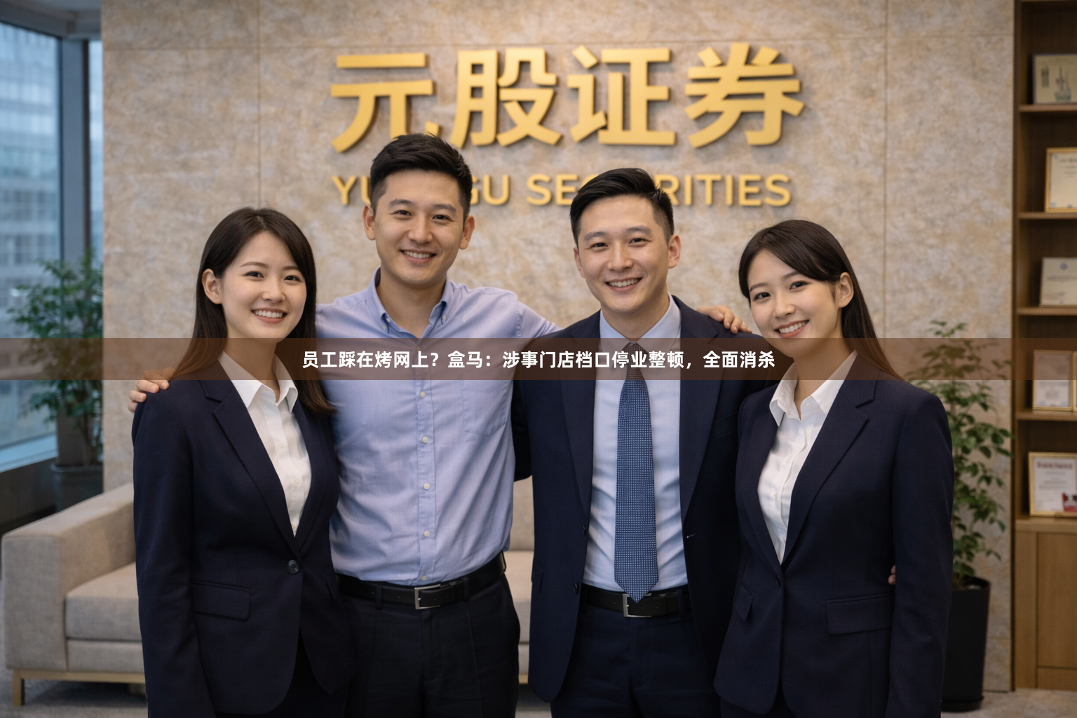 员工踩在烤网上？盒马：涉事门店档口停业整顿，全面消杀