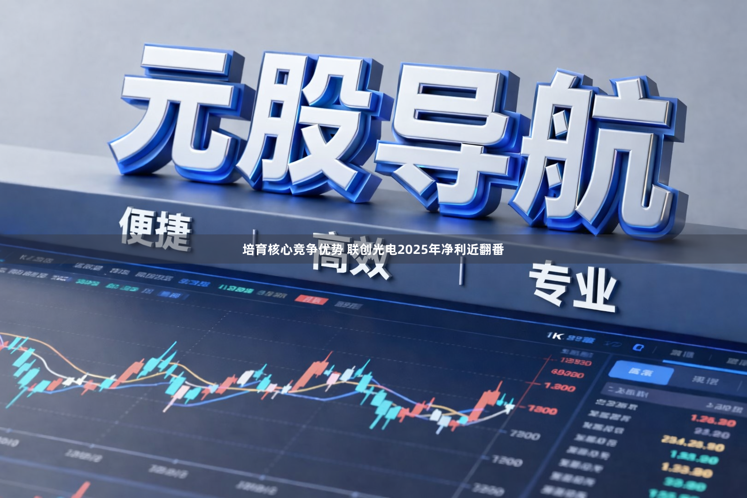 培育核心竞争优势 联创光电2025年净利近翻番