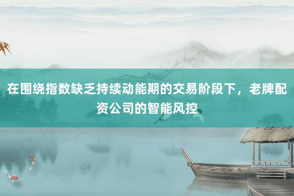 在围绕指数缺乏持续动能期的交易阶段下，老牌配资公司的智能风控